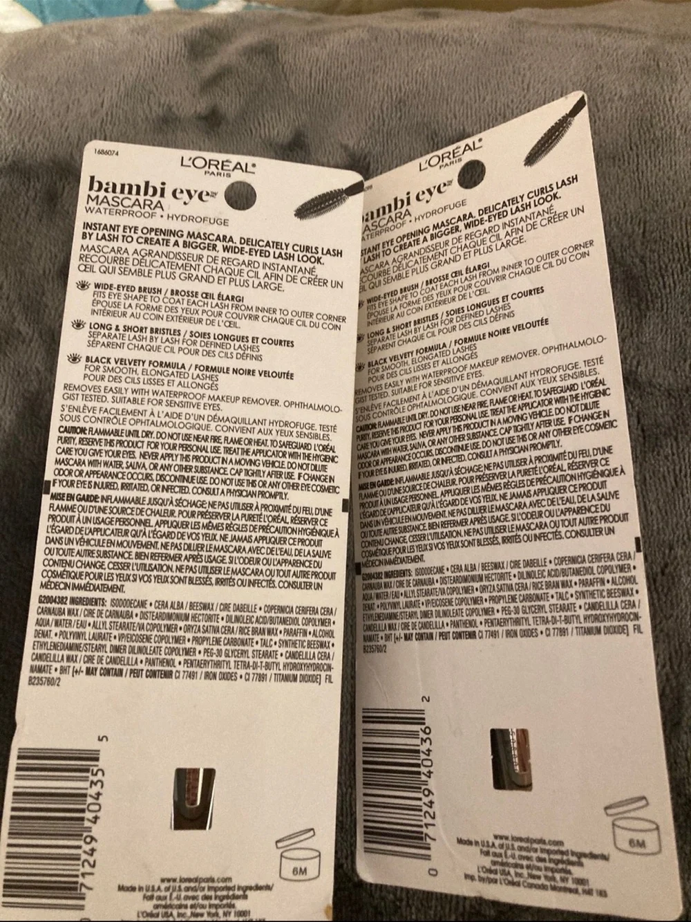 L'Oreal Bambi Eye Mascara Duo - Black (405 & 406)